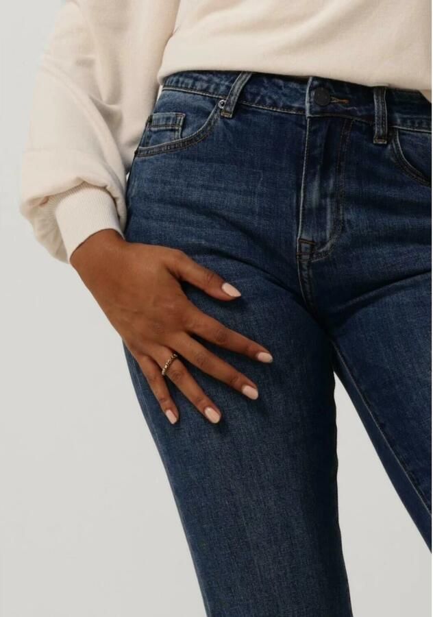 Summum Woman Flared Lichtgewicht Katoenen Jeans Blue Dames - Foto 5