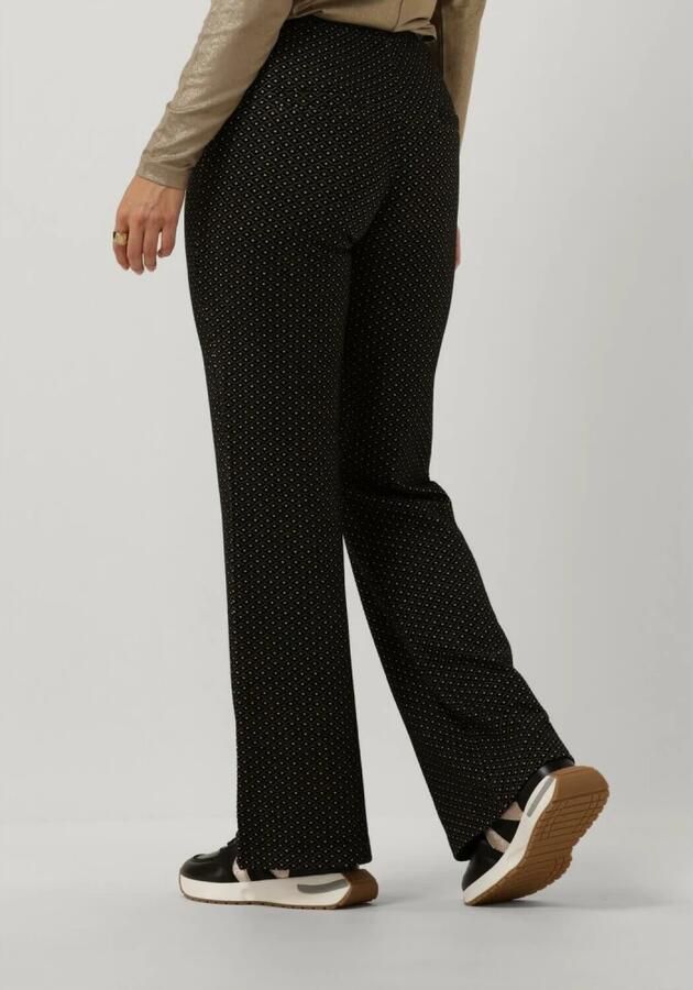 Summum Woman Flared Mini Patroon Jacquard Broek Black Dames - Foto 3