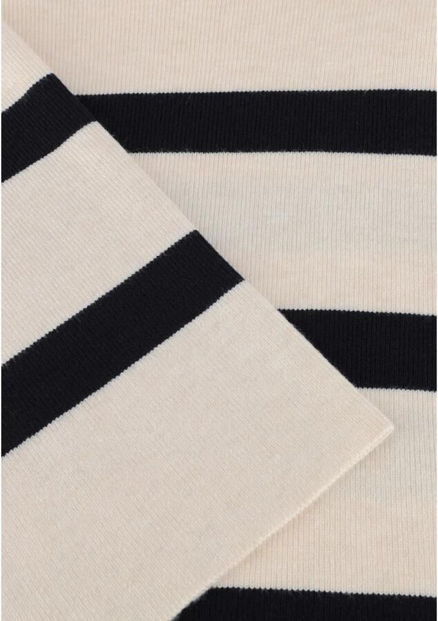 Summum Woman Gestreepte Trui Zachte Viscose Polyamide Gebreid White Dames - Foto 2