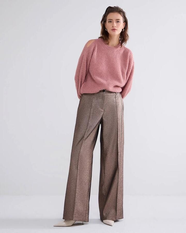 Summum Woman Glitter Broek 4s2732-12126 Brown Dames - Foto 2