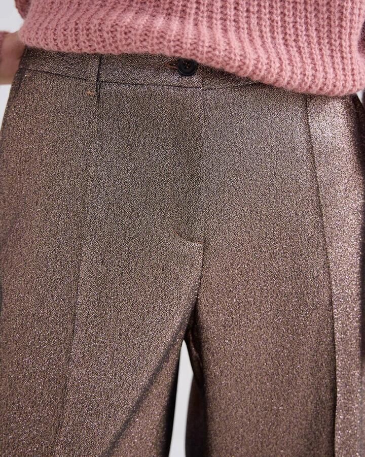 Summum Woman Glitter Broek 4s2732-12126 Brown Dames - Foto 3