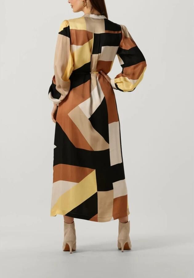 Summum Woman blousejurk met grafische print en ceintuur multi - Foto 4