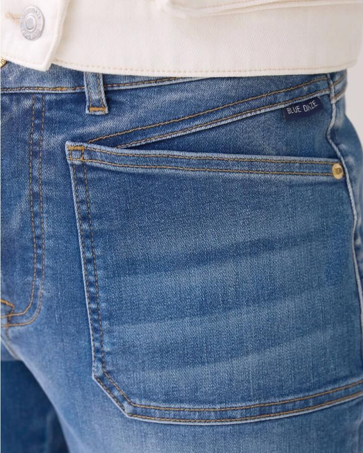 Summum Woman Zachte Tapered Jeans in Lichtblauw Blue Dames - Foto 2