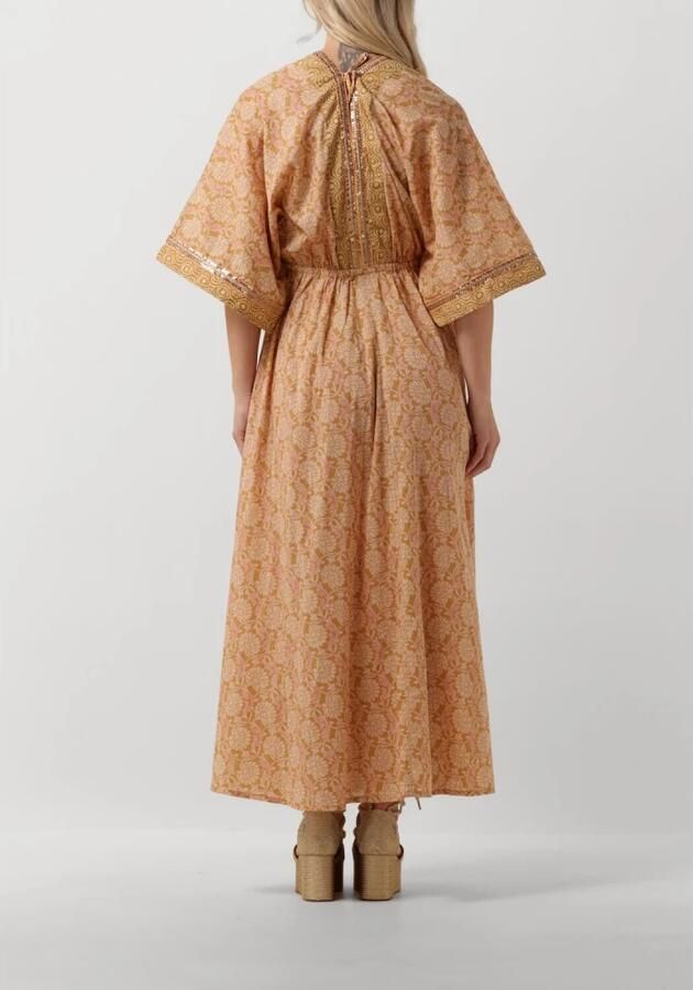 Summum Woman Blockprint Jurk 5s1558-12045 Beige Dames - Foto 3