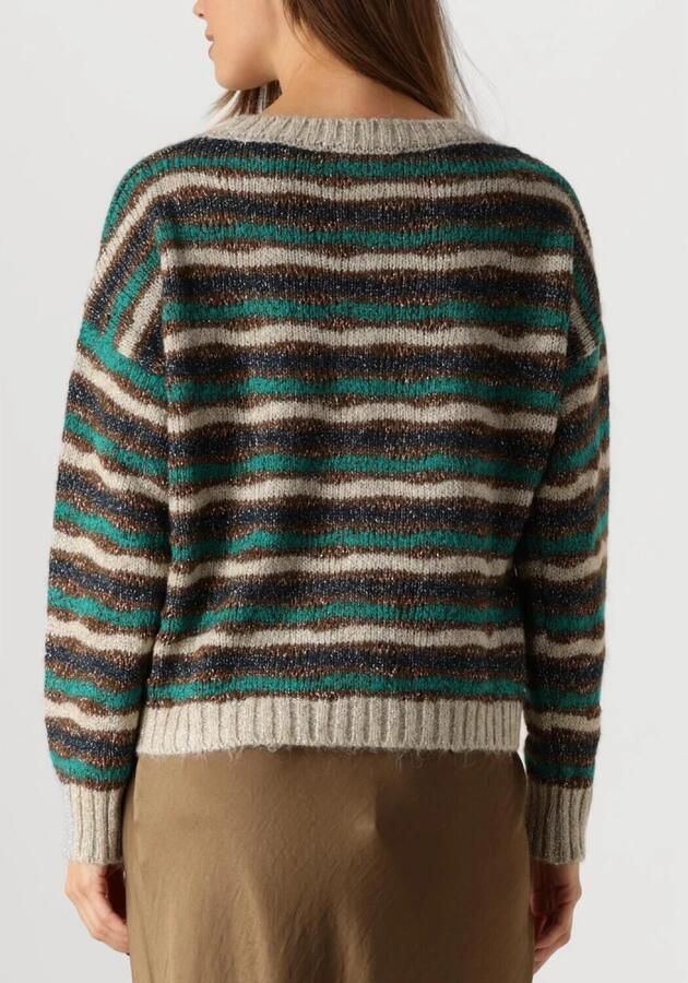 Summum Woman Kleurrijke Alpaca Lurex Gebreide Trui Multicolor Dames - Foto 2