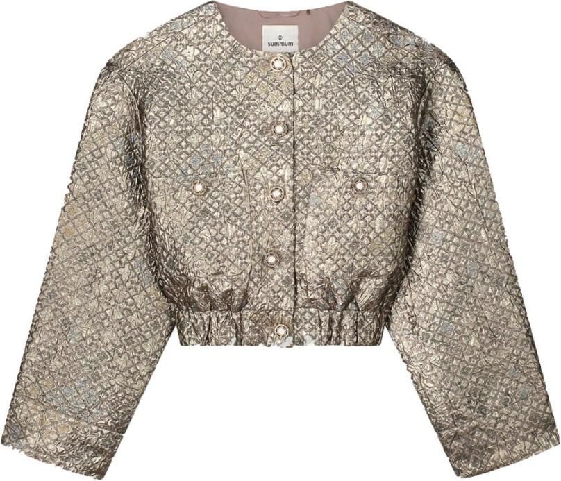 Summum Woman Lurex Jacquard Jas Multicolor Dames