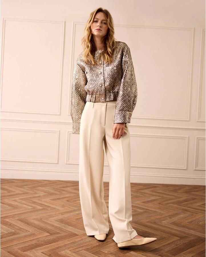 Summum Woman Lurex Jacquard Jas Multicolor Dames - Foto 2