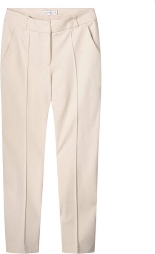 Summum Woman Flared Broek in Off-White Beige Dames - Foto 4
