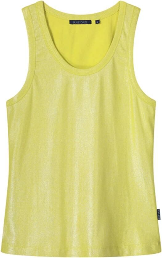 Summum Woman Mouwloze Geribbelde Tanktop Yellow Dames - Foto 3