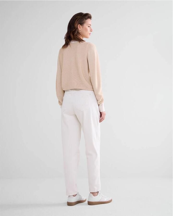 Summum Woman Premium Stretch Twill Barrel Fit Broek Beige Dames - Foto 4