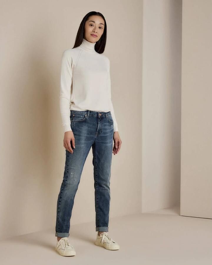 Summum tapered fit jeans Venus-5125 medium blue denim - Foto 9
