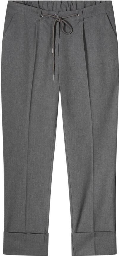 Summum Woman Stretch Viscose Blend Broek Gray Dames