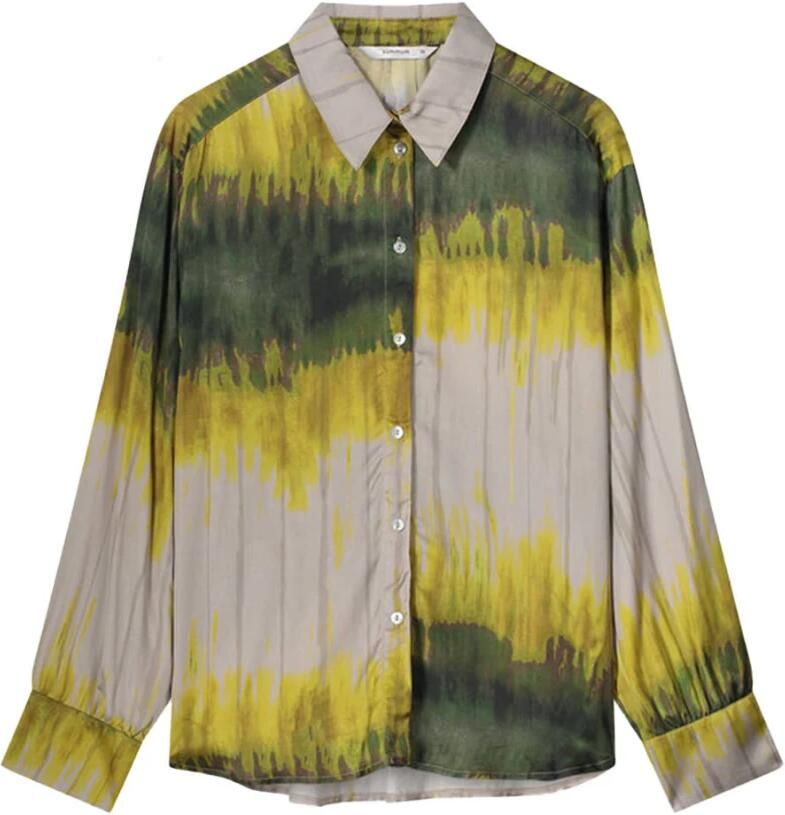 Summum Woman Tie Dye Stripe Blouse Lange Mouw Multicolor Dames - Foto 3