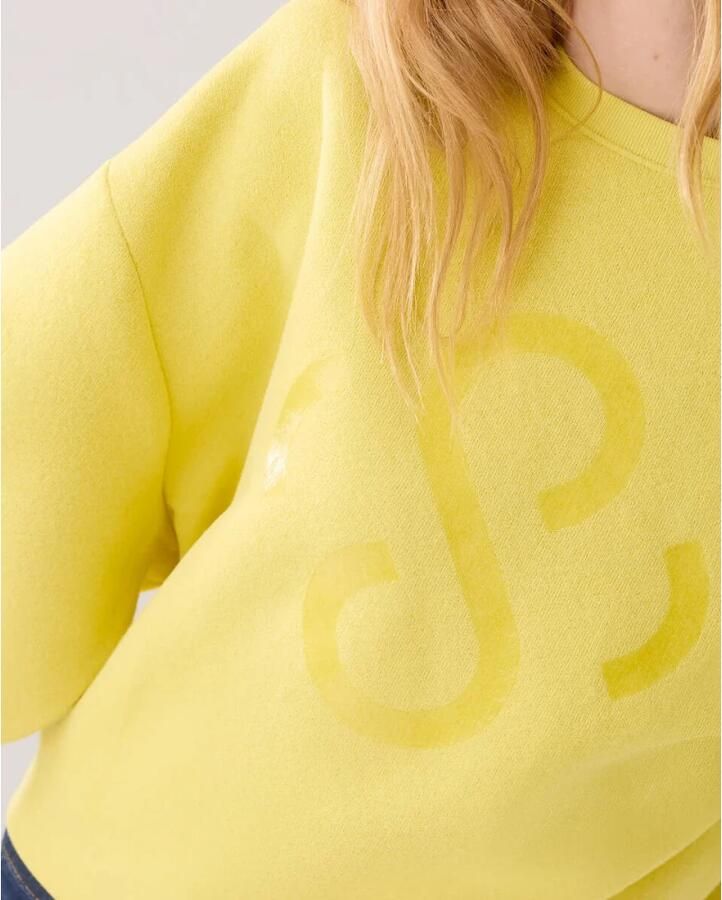 Summum Woman Vintage Sweatshirt 3s5067-30413 Yellow Dames - Foto 2
