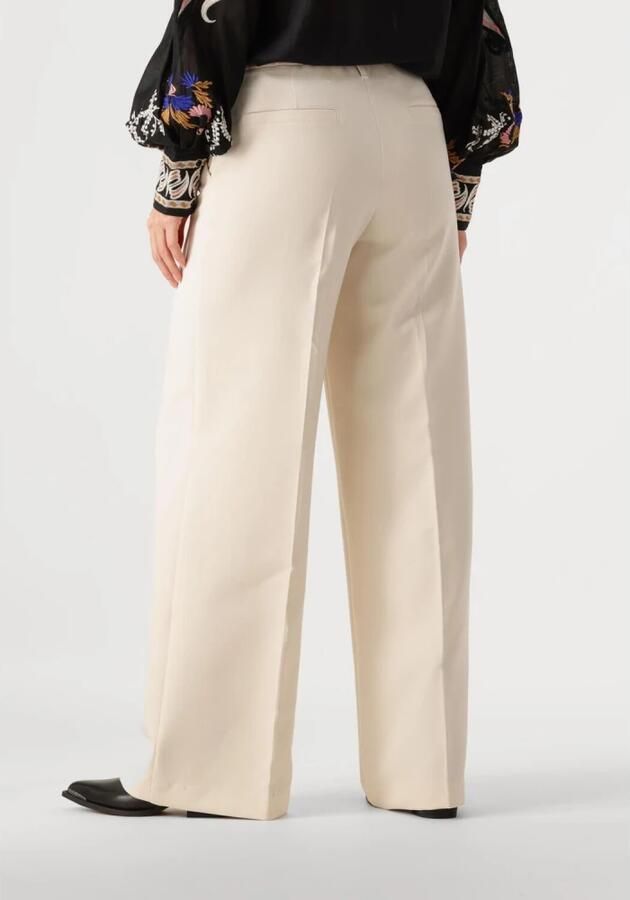 Summum Woman Wijde Pijp Broek Wit Foam White Dames - Foto 3
