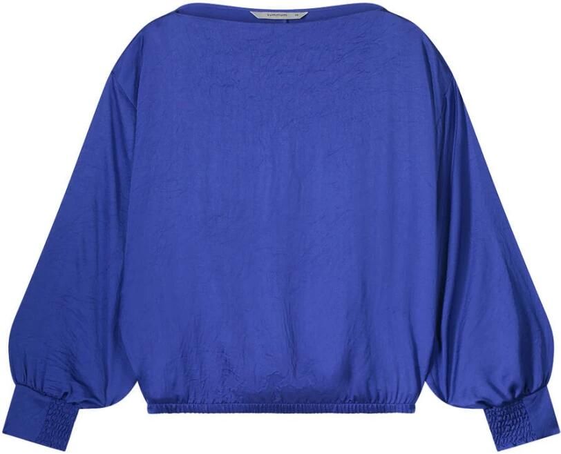 Summum Woman Zijdezachte Batwing Top Blue Dames - Foto 4