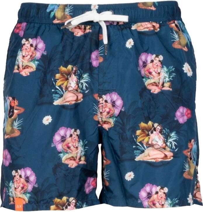 Sun68 Beachwear Blauw Heren