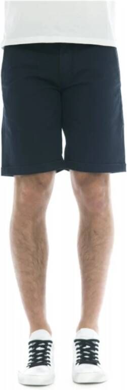 Sun68 Blauwe Bermuda Shorts met Aspect Blue Heren