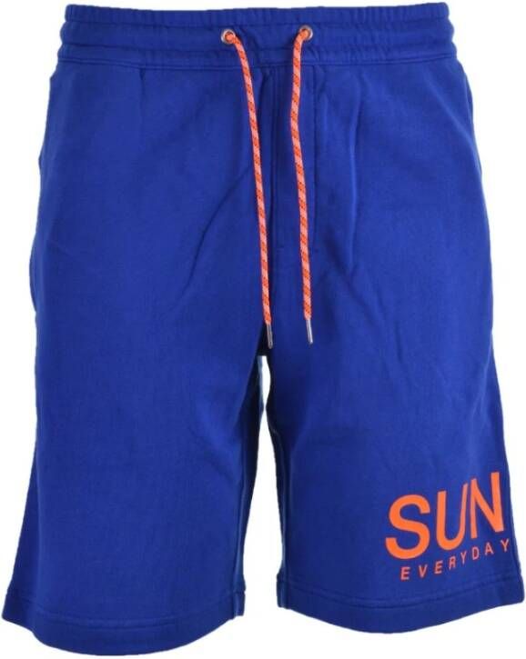 Sun68 Casual korte broek Blauw Heren