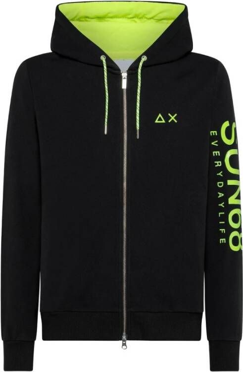 Sun68 Hoodies Zwart Heren