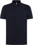 Sun68 Klassiek Heren Polo Shirt Cold Dye Details Blue Heren - Thumbnail 1