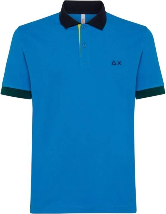 Sun68 Polo Shirt Blauw Heren