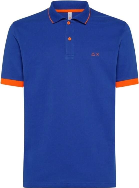 Sun68 Polo Shirt Blauw Heren