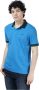 Sun68 Turquoise Polo Shirt Klassieke Kraag Korte Mouw Blue Heren - Thumbnail 2