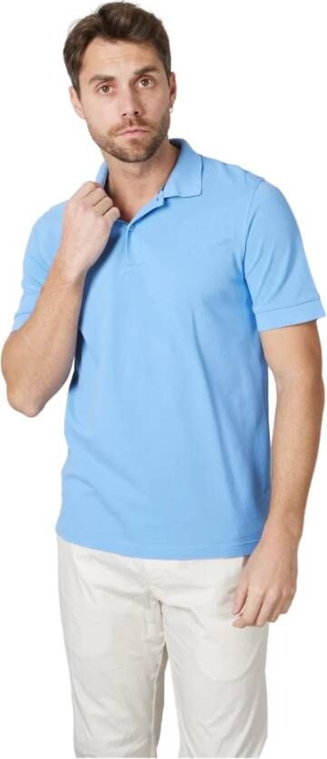 Sun68 Blauwe T-shirts en Polos voor Heren Blue Heren