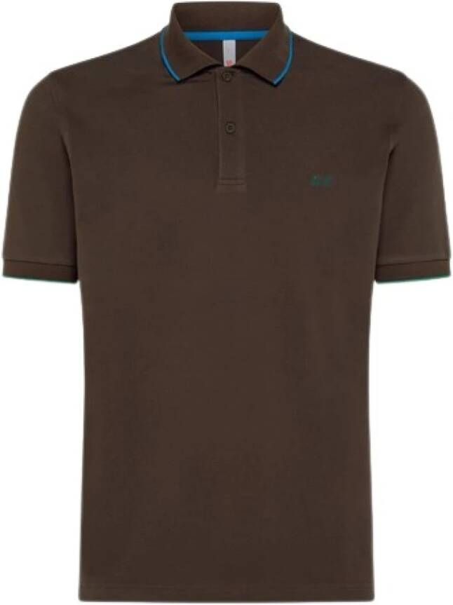 Sun68 Bruine T-shirts en Polos Brown Heren