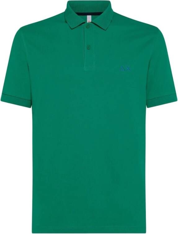 Sun68 Polo Shirt Groen 100% samenstelling Green Heren