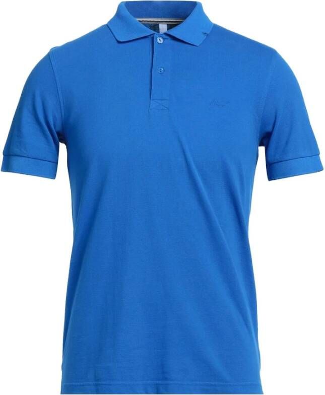 Sun68 Polo Shirts Blauw Heren