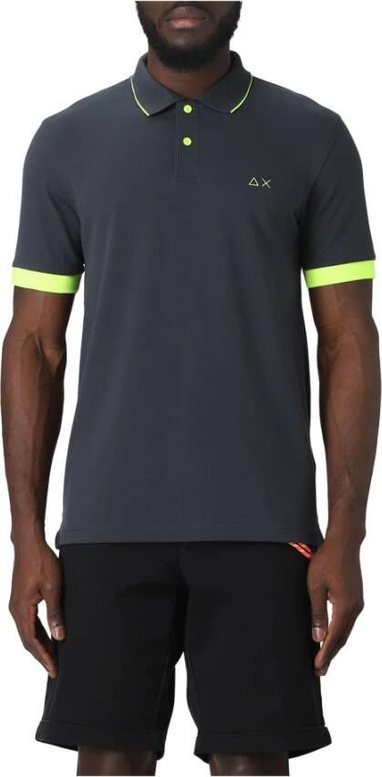 Sun68 Poloshirt Small Stripe Antraciet - Foto 1