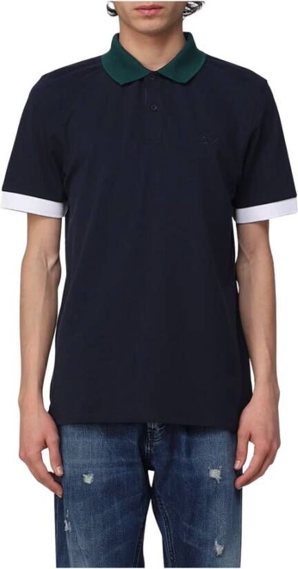 Sun68 Polo Shirt Blauw Heren