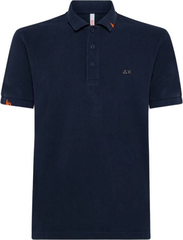 Sun68 Poloshirt Blauw Heren