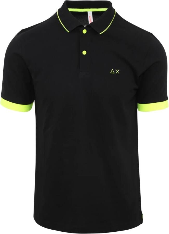 Sun68 Poloshirt Small Stripe Zwart Heren