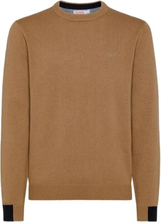 Sun68 Sweatshirt helder shirt Beige Heren