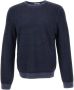 Sun68 Ronde Hals Gebreide Kleding intage Microtrama Blue Heren - Thumbnail 3