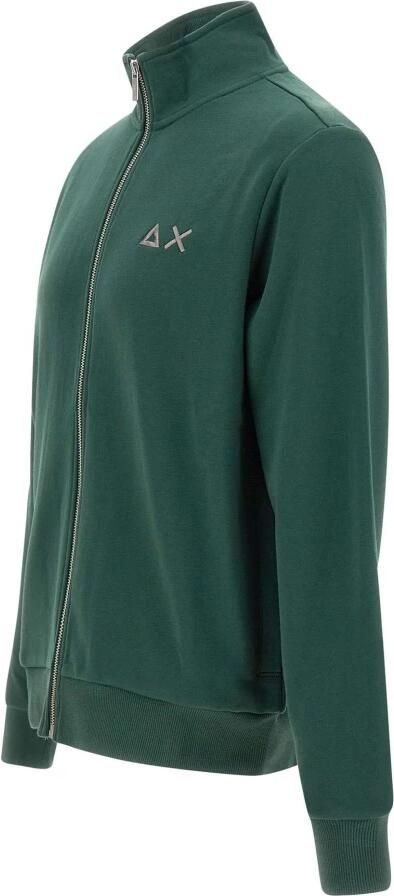 Sun68 Groene ritskatoenen sweatshirt voor heren Green Heren - Foto 4
