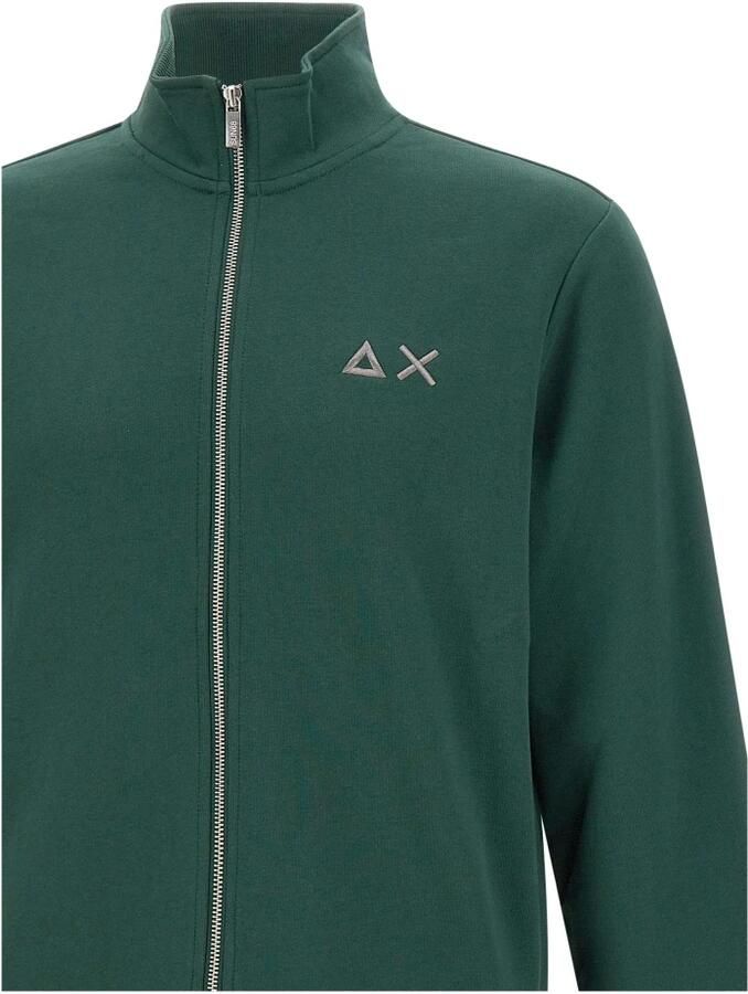 Sun68 Groene ritskatoenen sweatshirt voor heren Green Heren - Foto 3