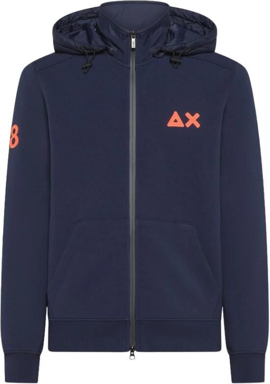 Sun68 Casual Sweatshirt Blue Heren