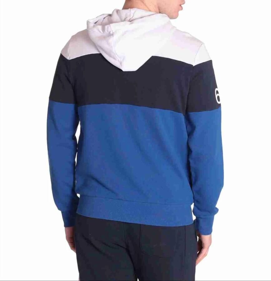 Sun68 Fluorescerende Katoenen Hoodie Zip Collectie Blue Heren - Foto 2
