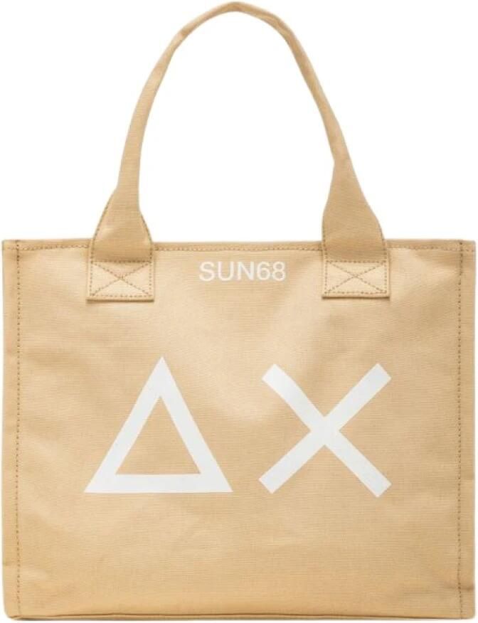 Sun68 Grote Strandtas Beige Dames