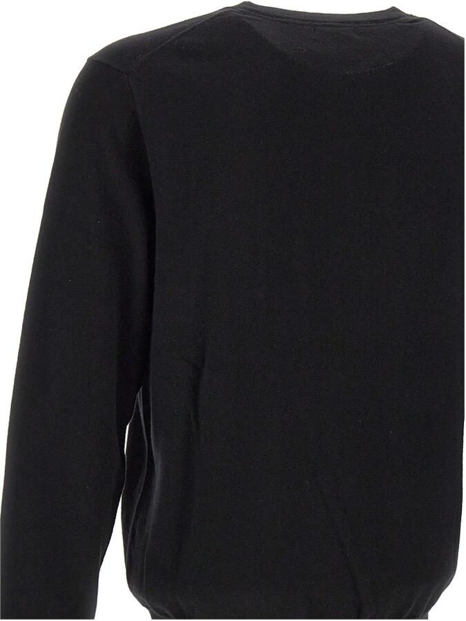 Sun68 Gestreepte manchetten stijlvolle zwarte trui Black Heren - Foto 2