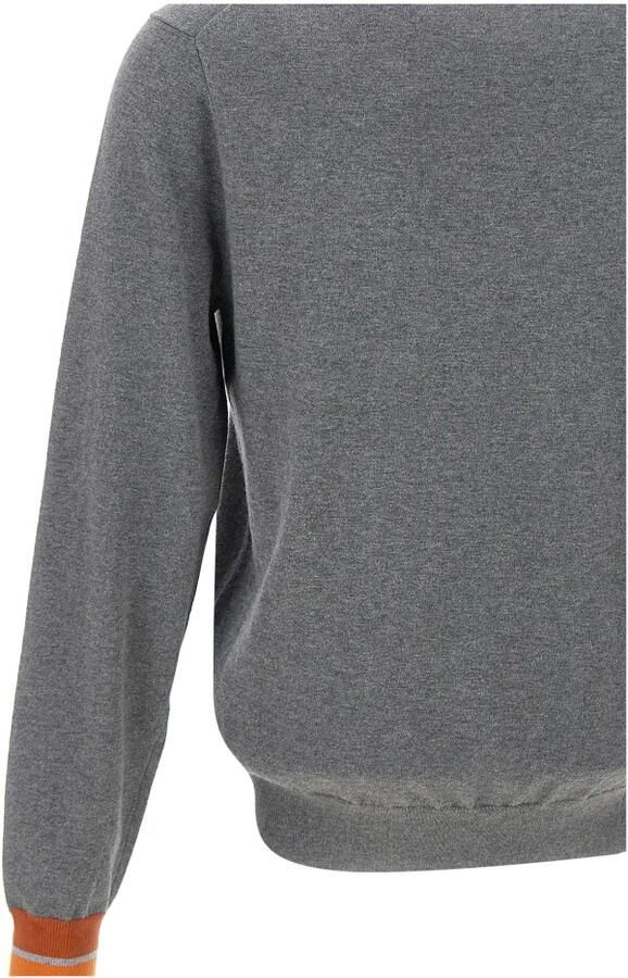 Sun68 Mannen Grijze Trui met Roest Accenten Gray Heren - Foto 2