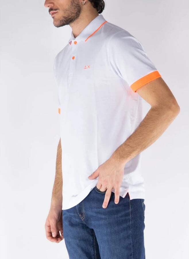 Sun68 Polo Shirts White Heren