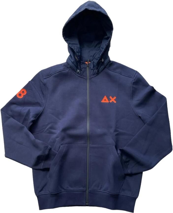 Sun68 Stijlvolle Sweatshirt voor Mannen Blue Heren