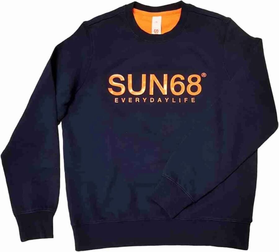 Sun68 Sweatshirts Blue Heren