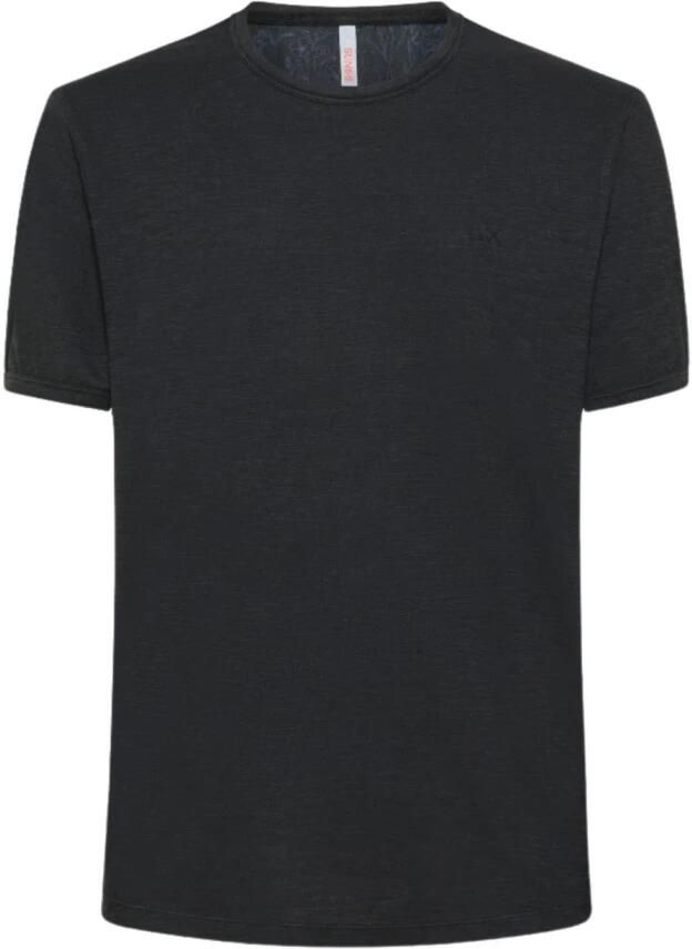 Sun68 Ronde Onderkant T-Shirt Black Heren