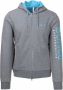 Sun68 Fluorescerende Katoenen Hoodie met Rits Gray Heren - Thumbnail 1